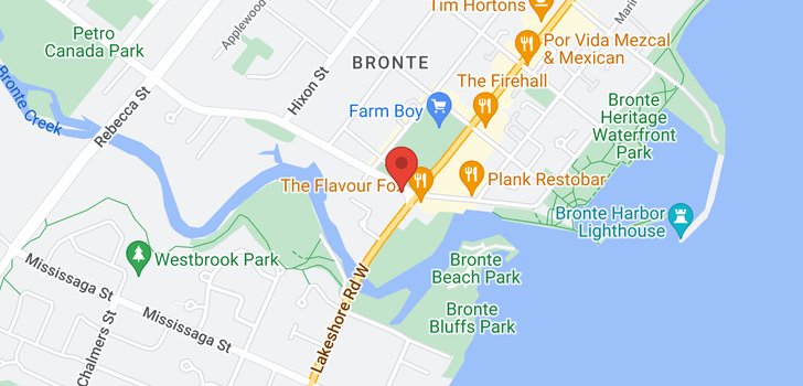 map of 110 -  102 Bronte Road